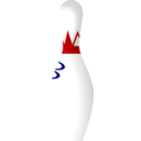 download Bowling Pin clipart image with 0 hue color