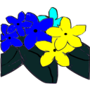 download Flores Colombia clipart image with 180 hue color