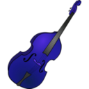 download Double Bass 1 clipart image with 225 hue color