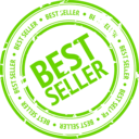 download Best Seller Stamp clipart image with 90 hue color