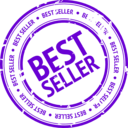 download Best Seller Stamp clipart image with 270 hue color