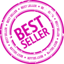 download Best Seller Stamp clipart image with 315 hue color