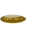 download I Love You 4 clipart image with 45 hue color