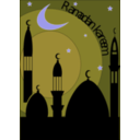 download Ramadan Kareem clipart image with 180 hue color