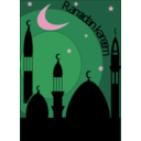 download Ramadan Kareem clipart image with 270 hue color