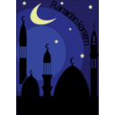 download Ramadan Kareem clipart image with 0 hue color