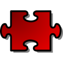 Red Jigsaw Piece 02