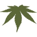 download Cannabis Leaf clipart image with 315 hue color