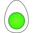download Hard Boiled Egg clipart image with 45 hue color