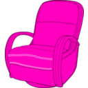 download Lounge Chair Red clipart image with 315 hue color