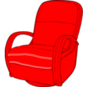 Lounge Chair Red