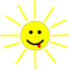 Funny Sun Face Cartoon