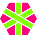 download English Hexagon clipart image with 90 hue color