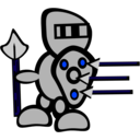 download Knight clipart image with 225 hue color