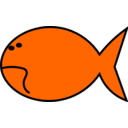 download Goldfish clipart image with 0 hue color