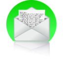 download Big Mail Icon clipart image with 90 hue color