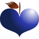 download Red Heart clipart image with 225 hue color