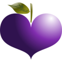 download Red Heart clipart image with 270 hue color