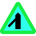 download Roadlayout Sign 6 clipart image with 135 hue color