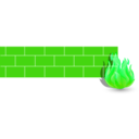 download Firewall 2d clipart image with 90 hue color
