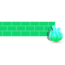 download Firewall 2d clipart image with 135 hue color