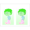 download Ptit Bonhomme clipart image with 90 hue color