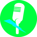 download Icon Wireless Microphone clipart image with 135 hue color