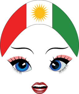 Pretty Kurdistan Girl Smiley Emoticon