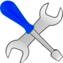 download Tools clipart image with 180 hue color