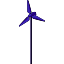 download Wind Turbine Green clipart image with 135 hue color