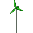 Wind Turbine Green