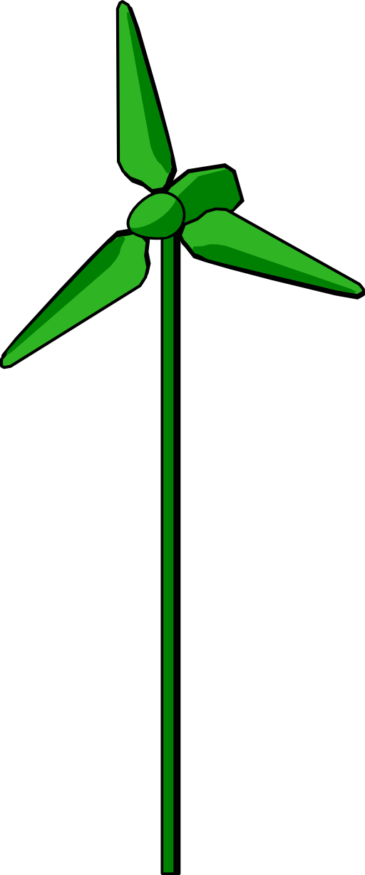 Wind Turbine Green