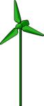 Wind Turbine Green