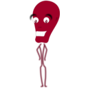 download Alien clipart image with 225 hue color