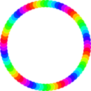 download 72 Circle Ring clipart image with 135 hue color