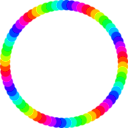 download 72 Circle Ring clipart image with 225 hue color