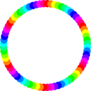 download 72 Circle Ring clipart image with 0 hue color