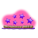 download Christmas 2010 Text clipart image with 270 hue color