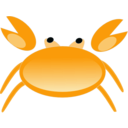 download A Red Crab2 clipart image with 45 hue color