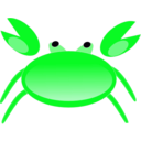 download A Red Crab2 clipart image with 135 hue color
