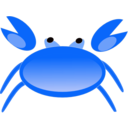 download A Red Crab2 clipart image with 225 hue color