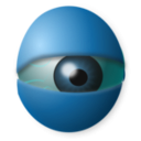 download Am Eyeball Egg clipart image with 180 hue color