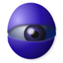 download Am Eyeball Egg clipart image with 225 hue color