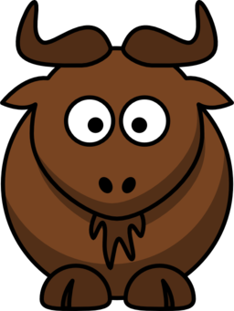 Cartoon Gnu