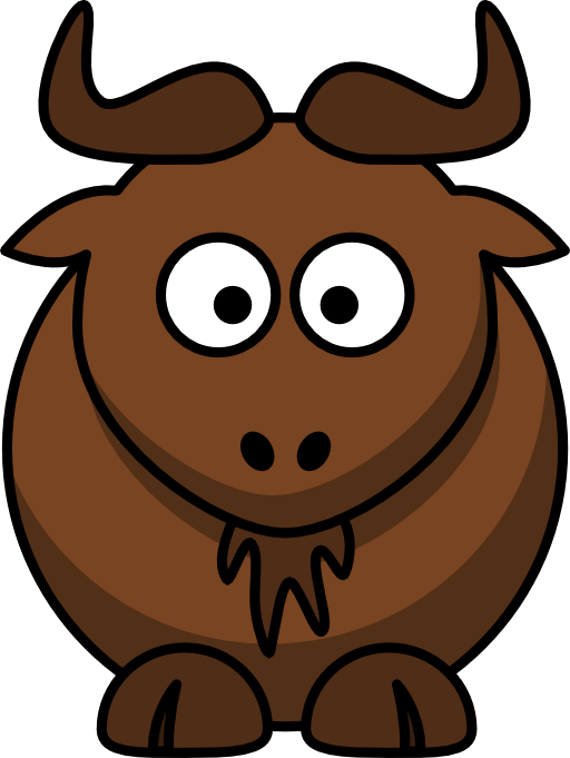 Cartoon Gnu