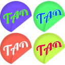 download Stickers clipart image with 180 hue color