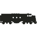 download F7a Diesel Locomotive clipart image with 90 hue color
