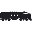 download F7a Diesel Locomotive clipart image with 270 hue color