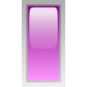 Led Rectangular V Purple