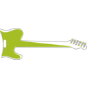 download My Guitar clipart image with 225 hue color